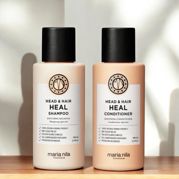 Maria Nila Stockholm Head & Hair Heal Shampoo And Conditioner - 3.4 Oz Each - Picture 1 of 6